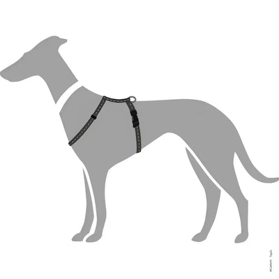 Pettorine Tripoli Nero con inserti riflettenti