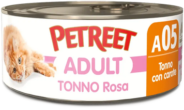 Petreet A05 Thon rose et carottes 70 gr
