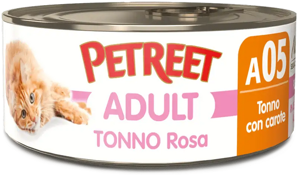 Petreet A05 Tonno rosa e carote 70 gr