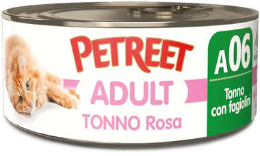 Petreet A06 Thon rose et haricots verts 70 gr