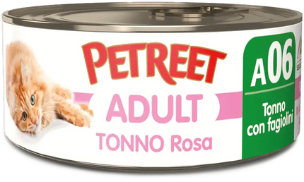 Petreet A06 Tonno rosa e fagiolini 70 gr