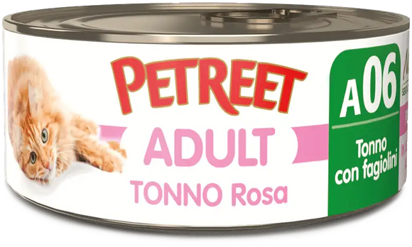 Petreet A06 Tonno rosa e fagiolini 70 gr