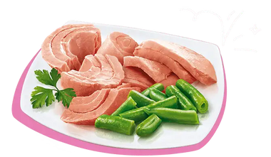 Petreet A06 Thon rose et haricots verts 70 gr - 0