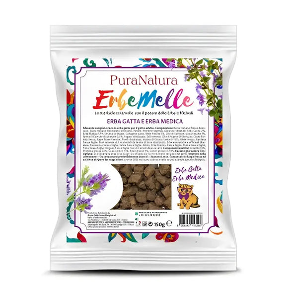 Pura Natura Erbemelle Gatto Erba Gatta Medica - Integratori