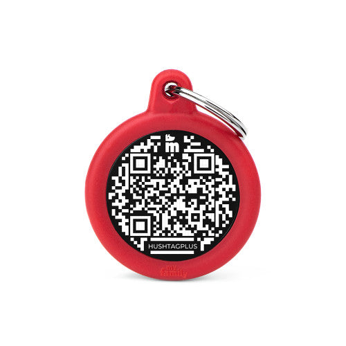 Médaille d'identification Hushtag Plus Circle - 0