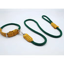 Sailing Line set in Corda Verde Oliva & Senape - XS - Guinzagli