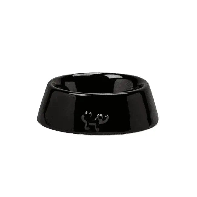 BITZ Set 4 Mini Ciotole In Terracotta Diametro 7,5 Cm - Nero Opaco Esterno E Colori Lucidi Interni