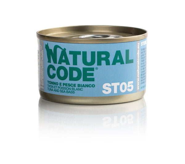 Natural Code Steril 05 Tonno e Pesce Bianco 85 Gr