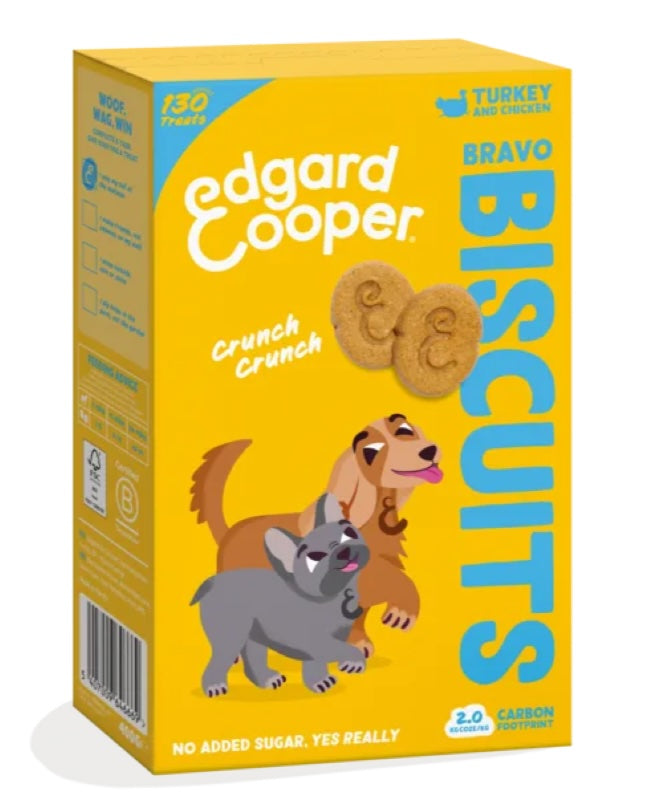 Pet Boutique - Edgard & Cooper - Biscotti tacchino e pollo