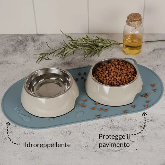 Ne&No® alfombrilla moderna de silicona antideslizante para perros y gatos