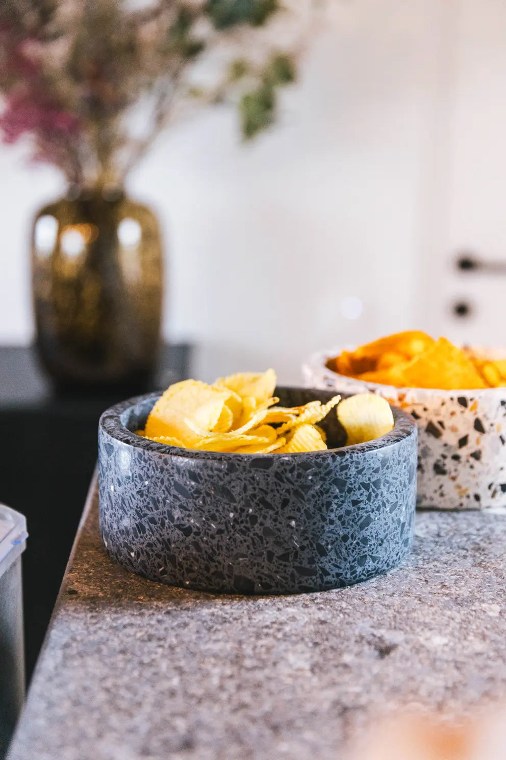 Kentucky - Terrazzo Stone Dog Bowl