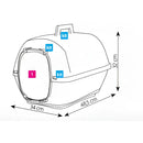 Trasportino Carry Sport Metal Blu - Trasportini