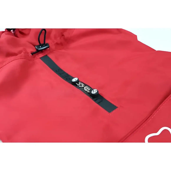 United Pets - Anti pioggia Easy Rain Rosso - Impermeabili