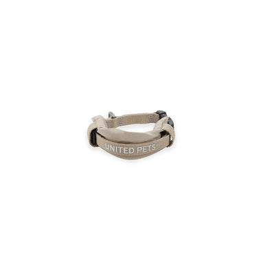United Pets - Citylife - Collare eco con sottocollo imbottito - Beige / S