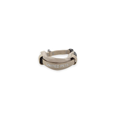United Pets - Citylife - Collare eco con sottocollo imbottito - Beige / S
