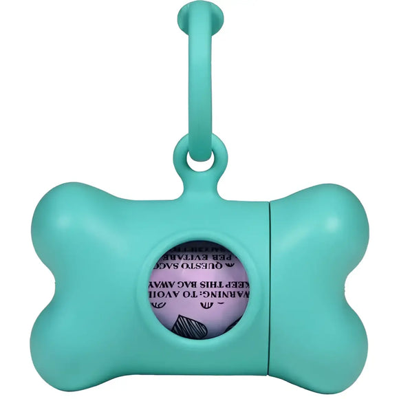 United Pets Dispenser BON TON Nano - Acquamarina - Sacchetti Igienici