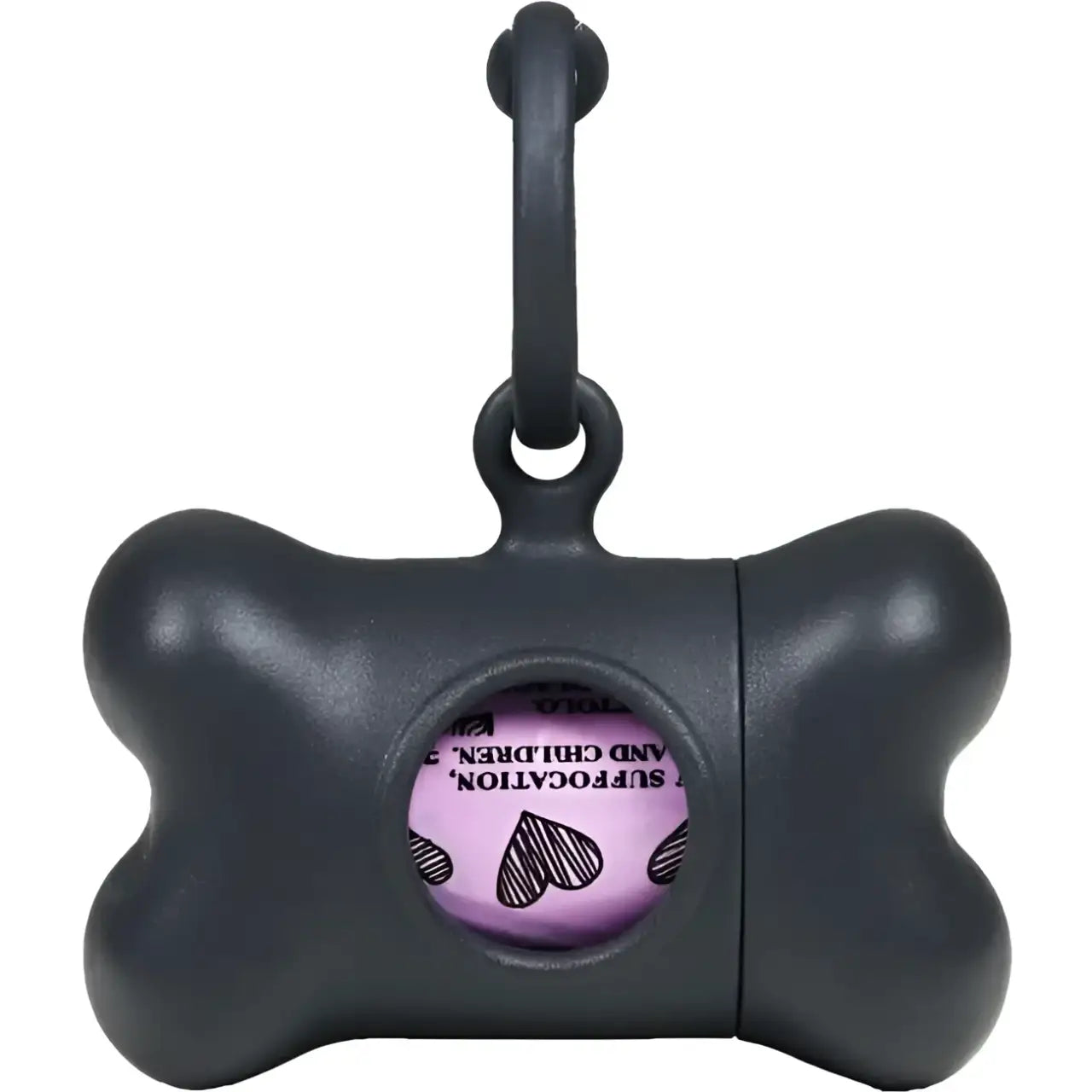 Dispenser Portasacchetti Per Cani Bon Ton Nano Paints - Forma Di Osso, Con 10 Sacchetti Biodegradabili, Design Blu