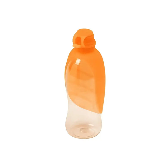 United Pets LEAF - Dispenser acqua da Viaggio in silicone - arancione - Ciotole