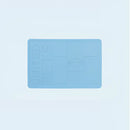 United Pets Mustafà tappetino sottociotola azzurro - M - Ciotole