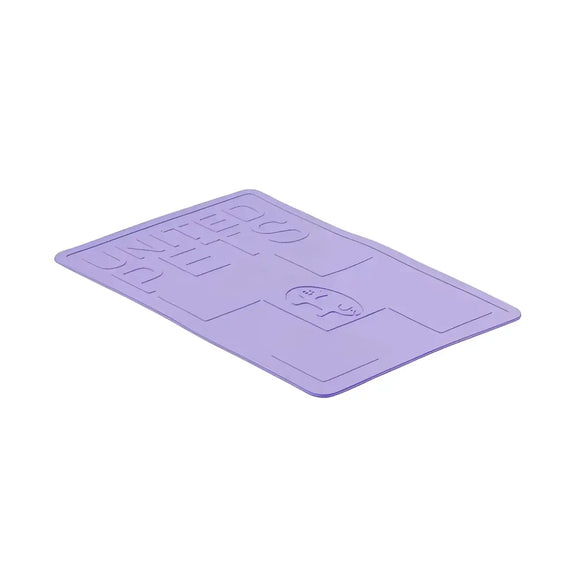 United Pets Mustafà tappetino sottociotola lilla - M - Ciotole