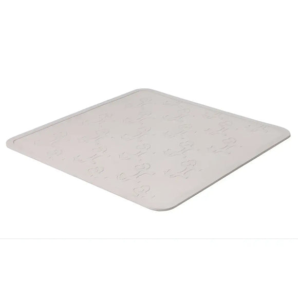 United Pets Mustafà tappetino sottociotola tortora - L - Ciotole