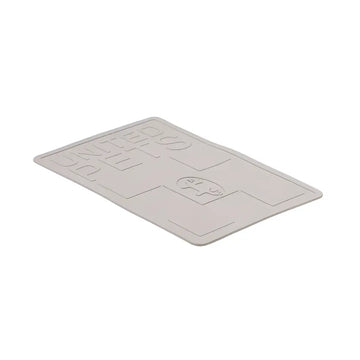 United Pets Mustafà tappetino sottociotola tortora - M - Ciotole