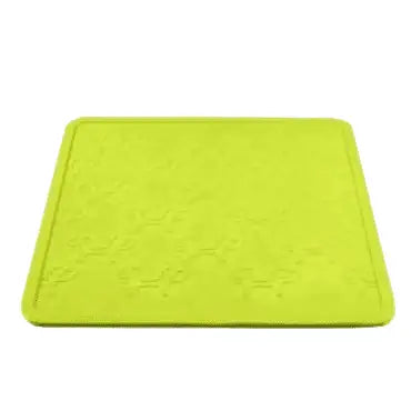 United Pets Mustafà tappetino sottociotola verde - M / Verde Fluo - Ciotole