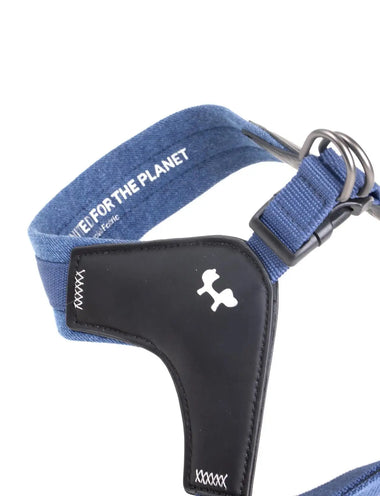 United Pets - Citylife - Quick-release harness in Jeans - 0