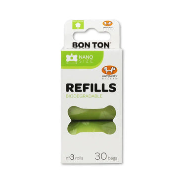 United Pets - Refill per Bon Ton Nano - Verde - Sacchetti Igienici
