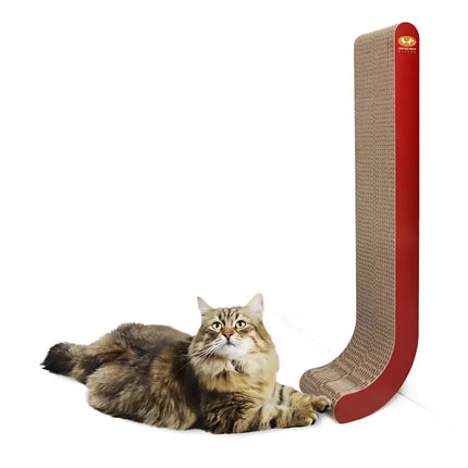 United Pets Tiragraffi WALL SCRATCHER con ganci di fissaggio Bordeaux - 13 X 5 66 cm