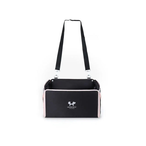 Urban Pet Car Box ECO - Nero/Rosa - Trasportini