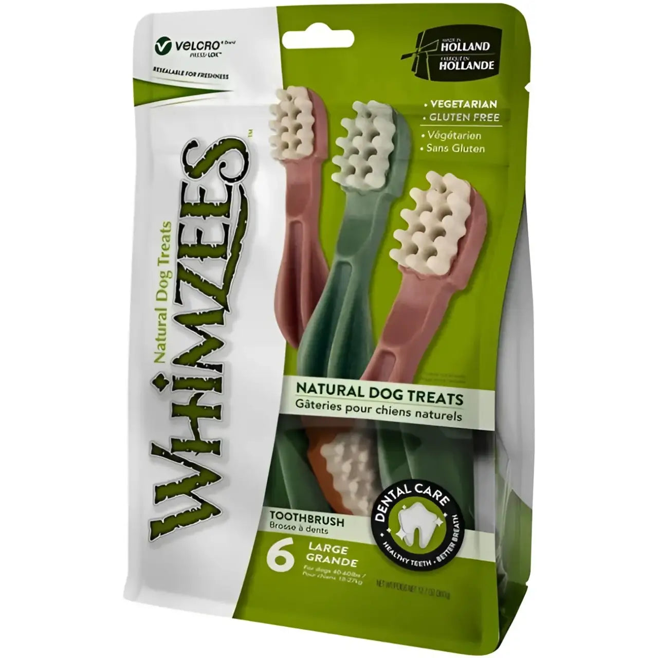 Whimzees Busta Spazzolino - L 6 Pz - Human Grade