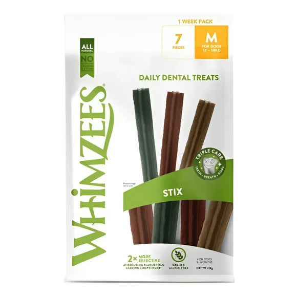 Whimzees Busta Stix - Weekly M 7 pz - Human Grade