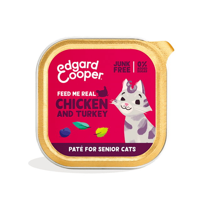 Edgard & Cooper Cat Senior Poulet et Dinde
