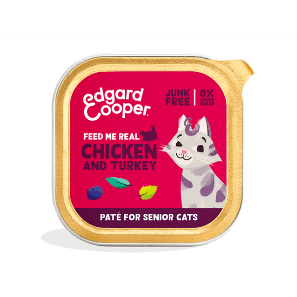 Edgard & Cooper Cat Senior Pollo e Tacchino