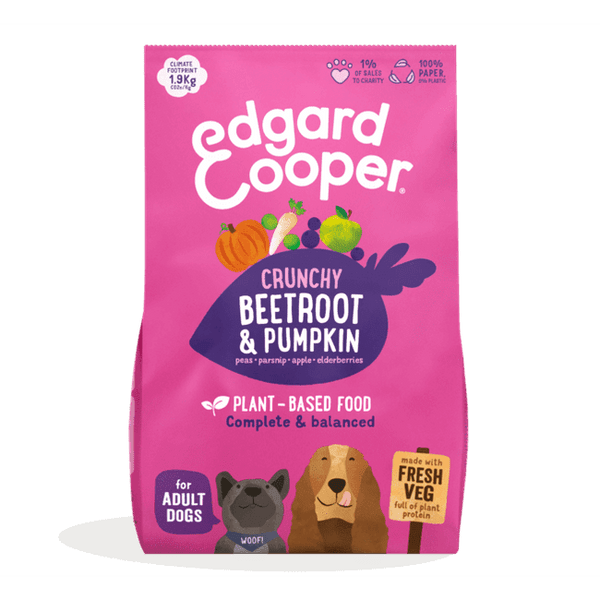 Pet Boutique - Edgard & Cooper Dog Vegan -Barbabietole e zucca fragrante