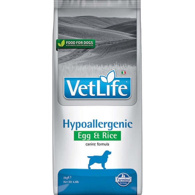 Pet Boutique - Vet Life Natural Dry diet dog HYPOALLERGENIC Uova e Riso