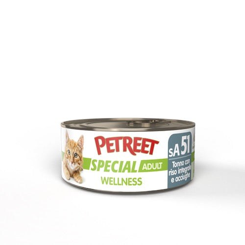 Pet Boutique - Petreet - Wellness Cat  sA51 Tonno Riso integrale e acciughe