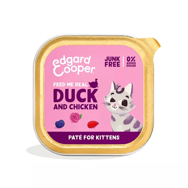 Edgard & Cooper Kitten - Paté de Pato y Pollo