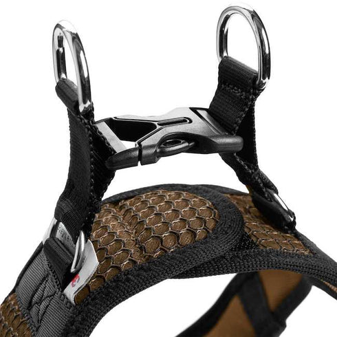 Hilo Brown Harnesses with reflective edges