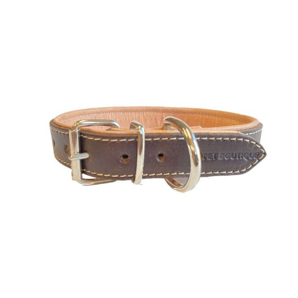 Urban leather collar Pet Boutique