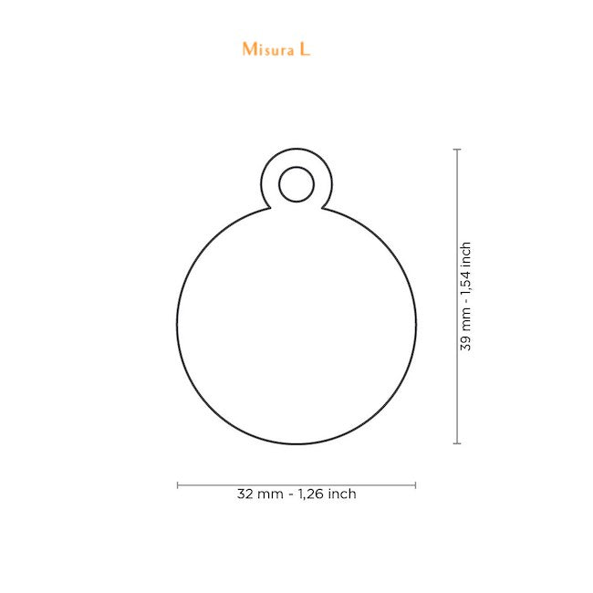 Étiquette d'identification du cercle de base