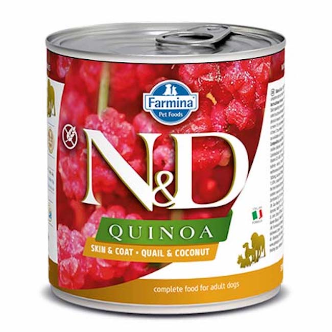 N&D Quinoa Dog Skin&Coat Quaglia e Cocco
