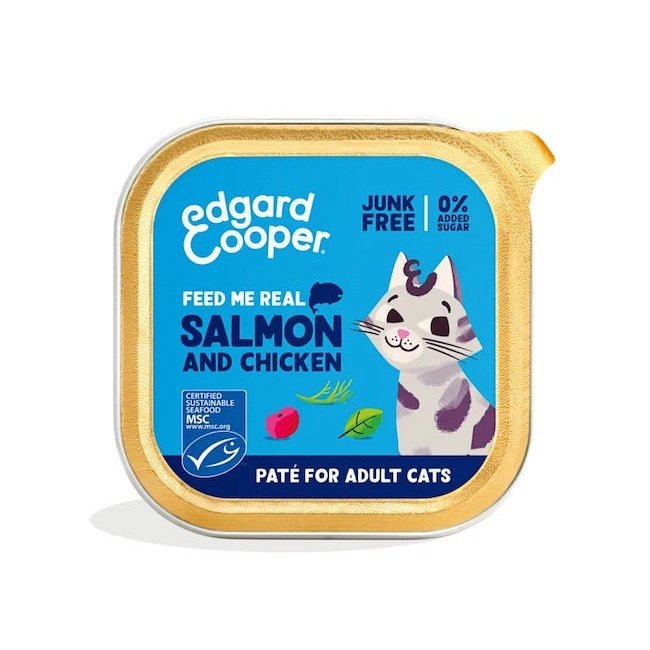 Edgard & Cooper Cat - Patè Salmone e Pollo