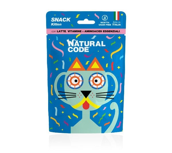 Natural Code Snack Kitten Carni Bianche con Viatamine e Aminoacidi Essenziali