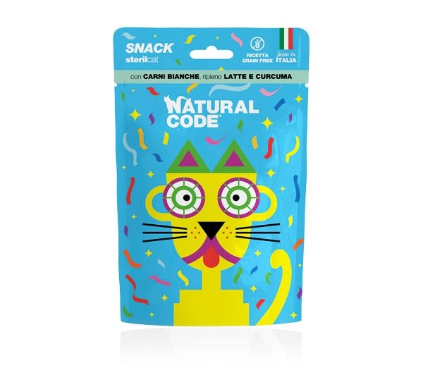 Snack para gatos esterilizados Natural Code
