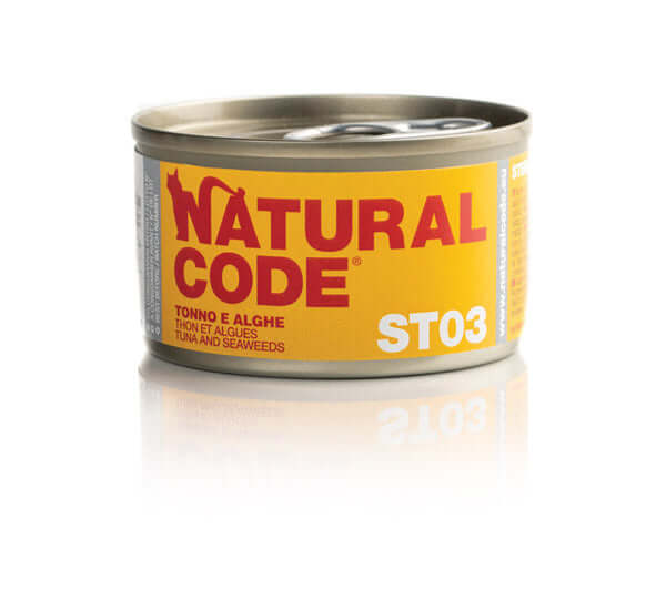 Pet Boutique - NATURAL CODE Steril 03 Tonno e Alghe 85 Gr