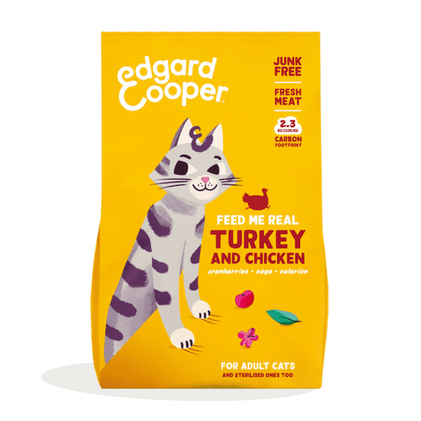 Edgard & Cooper Cat - Tacchino e Pollo allevati a terra